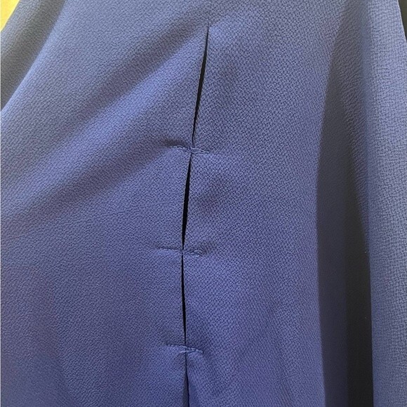 She & Sky royal blue subtle cutout shift dress size small - Picture 5 of 7